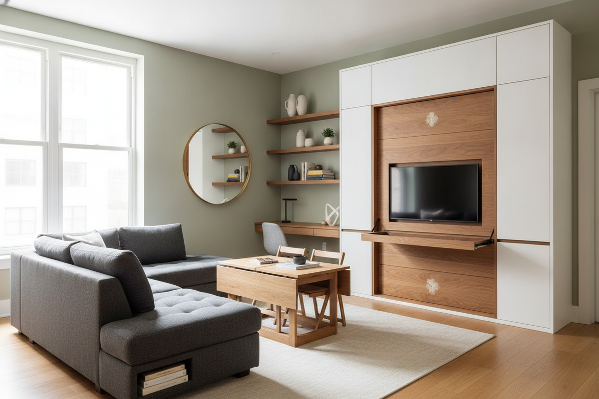 Clever Furniture Design: Smart Space-Saving Ideas and Layout Strategies for Compact Living