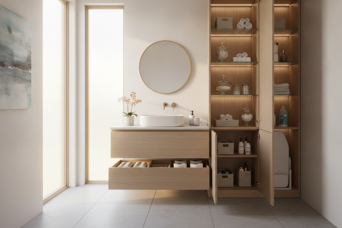 Powder Room Storage Ideas: Smart Layouts, Organizers, and Space-Saving Solutions