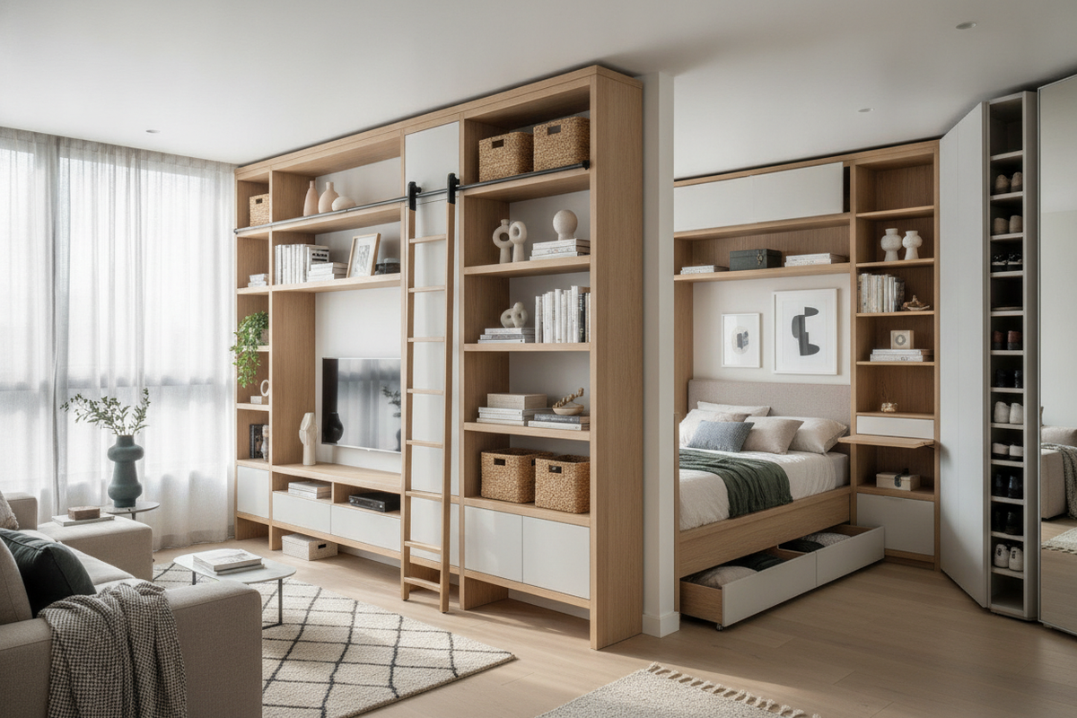 Room Storage Ideas: Smart Layouts, Vertical Systems, and Compact Bedroom Solutions