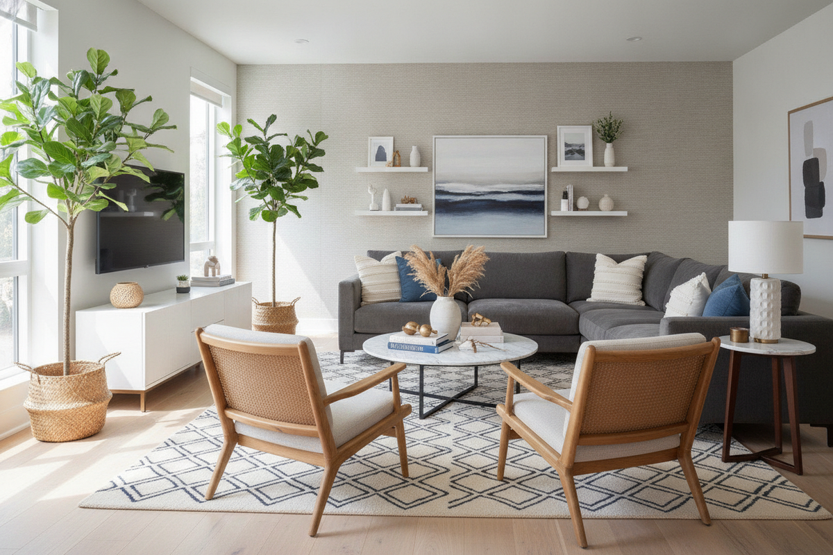 Wayfair Living Room Ideas: How to Curate, Layout, and Style a Cohesive Space