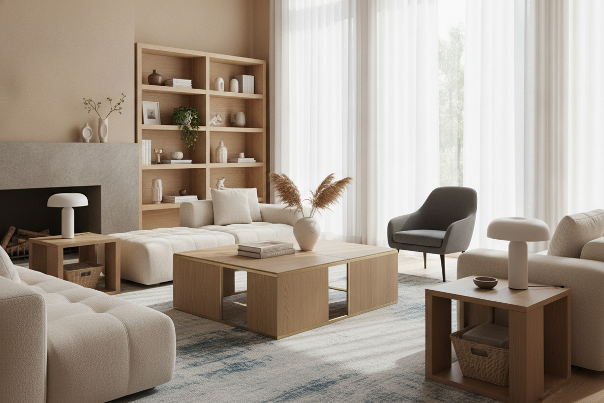 3 Piece Coffee Table Set Guide: Sizing, Storage, and Room Layouts