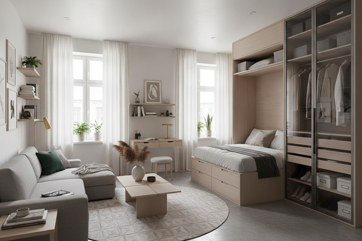 Small Apartment Organization Hacks: Spatial Zoning, Smart Furniture, and Closet Systems