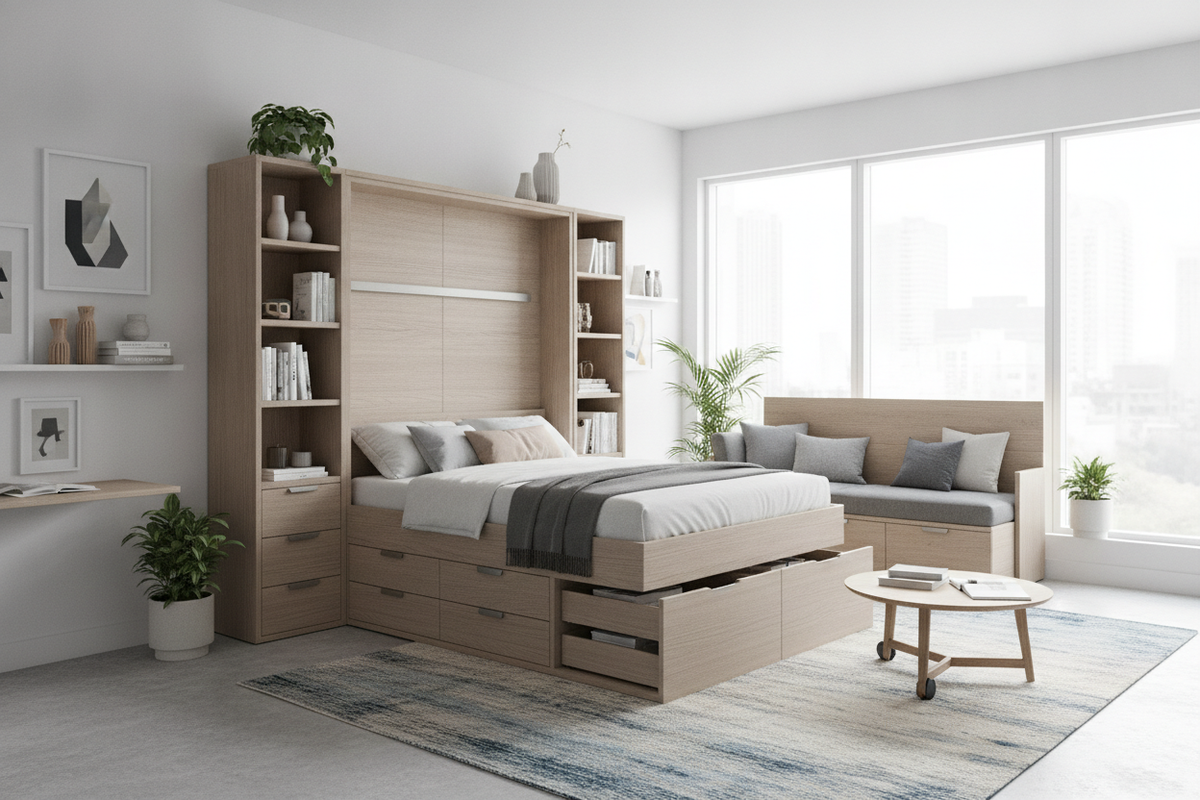 Space Saving Multifunctional Bed Guide: Frame Styles, Storage Configurations, and Layout Planning