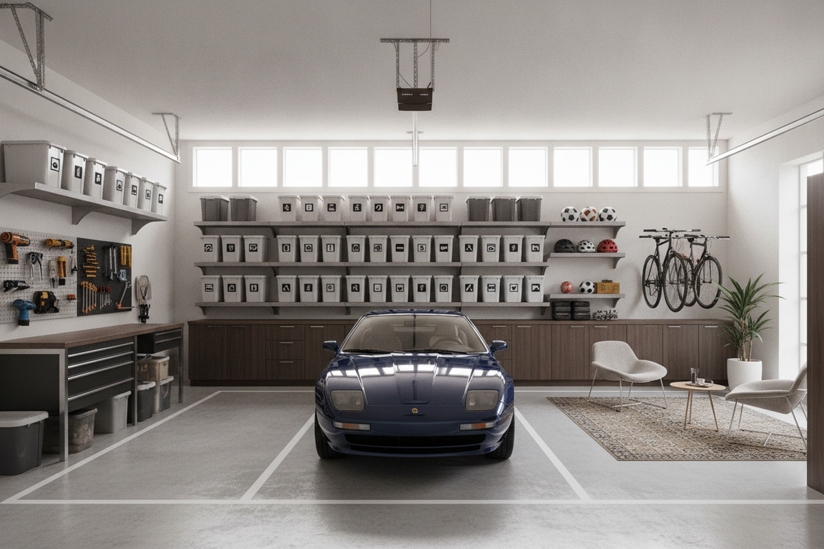 Garage Organizers Ideas: Systematic Zoning, Vertical Storage Systems, and Layout Strategies