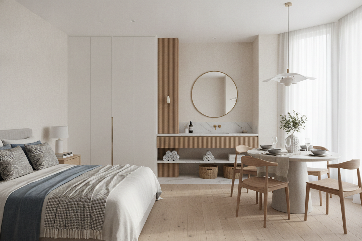 Bed, Bath, and Table Coordination Guide: Spatial Layouts, Storage Synergy, and Interior Harmony