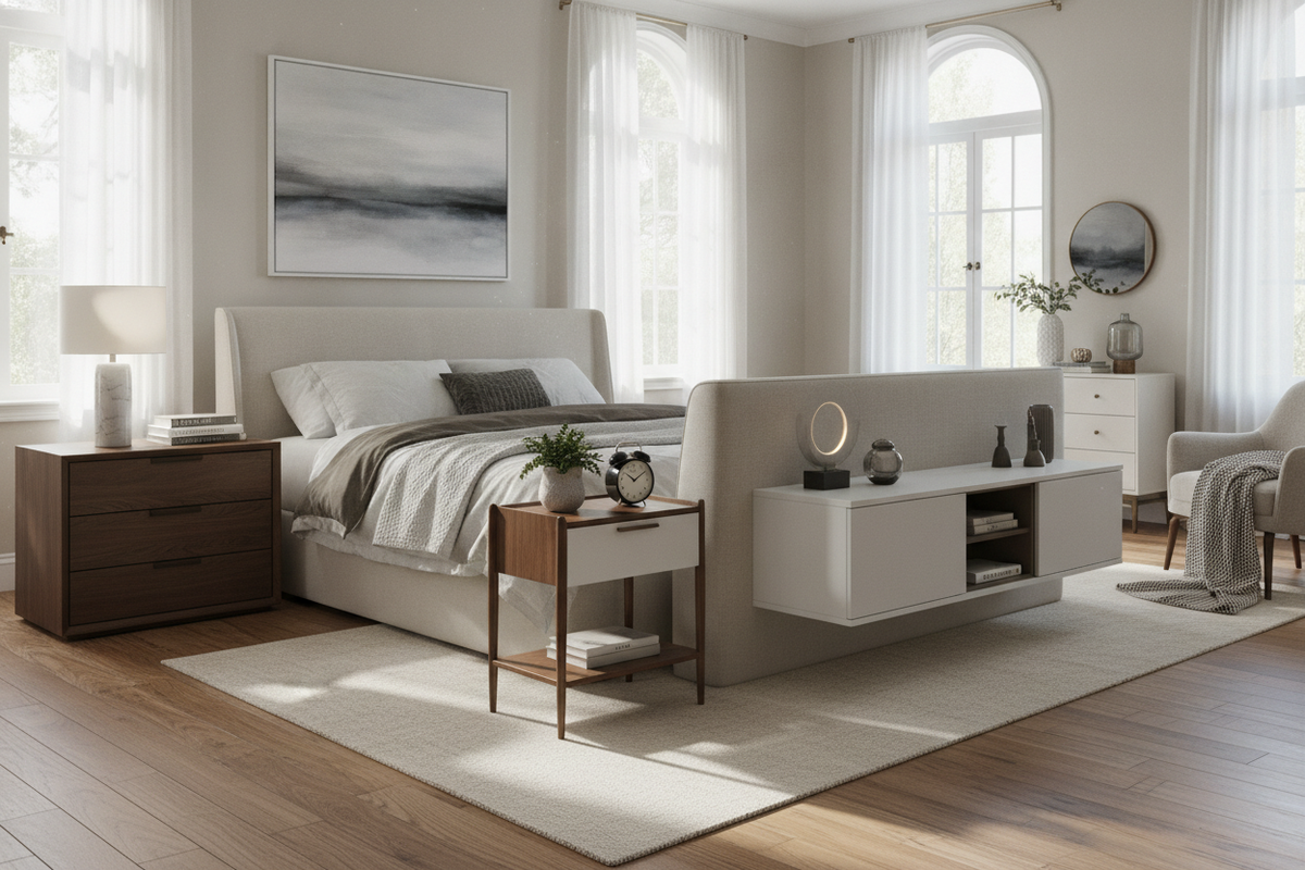Bedside Cabinet Table Buying Guide: Sizing, Storage Utility, and Spatial Selection Frameworks
