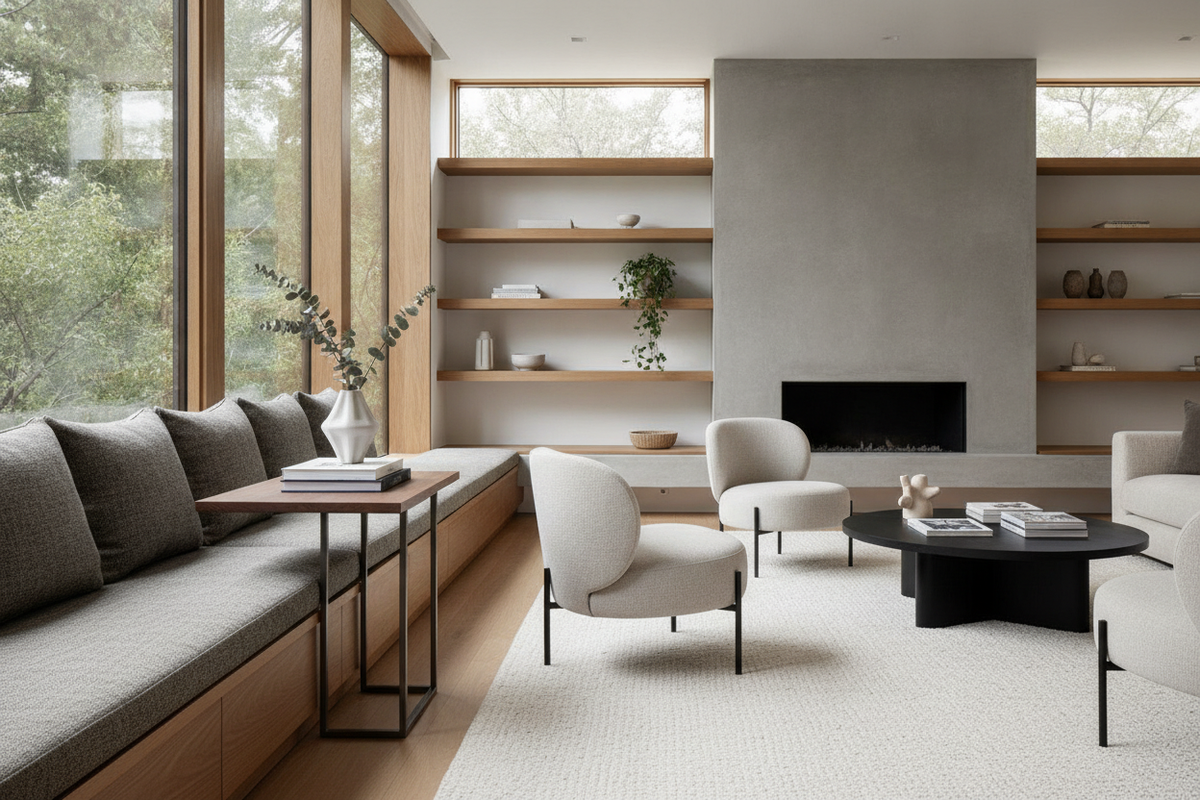 Bench with Side Table Guide: Integrated Seating, Surface Utility, and Layout Frameworks