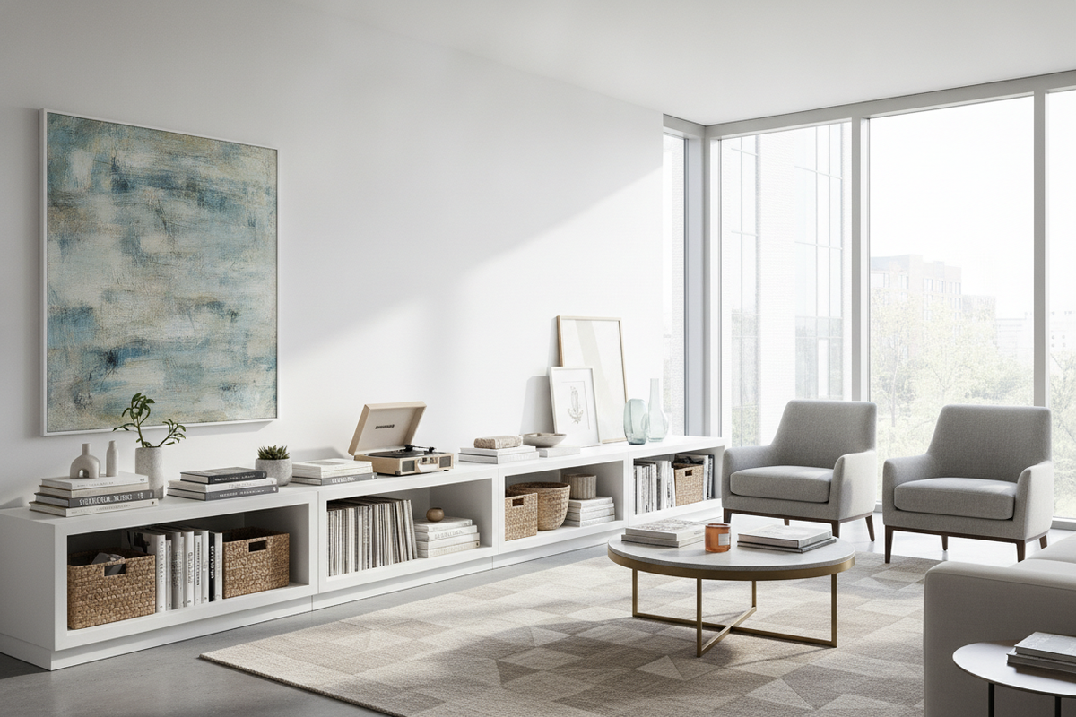 Low Bookshelves Buying Guide: Spatial Sizing, Room Placement, Materials, and Styling Frameworks