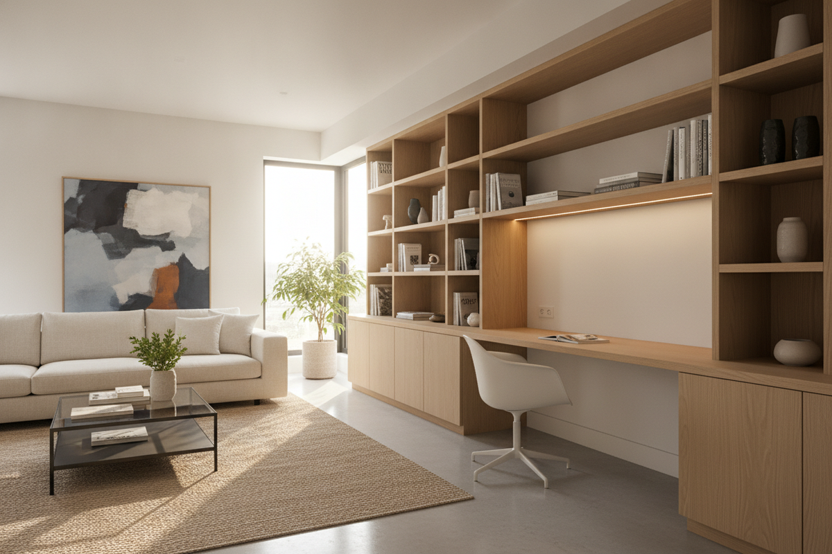 In Built Desk Design Guide: Layout Ideas, Storage Integration, and Spatial Planning Frameworks