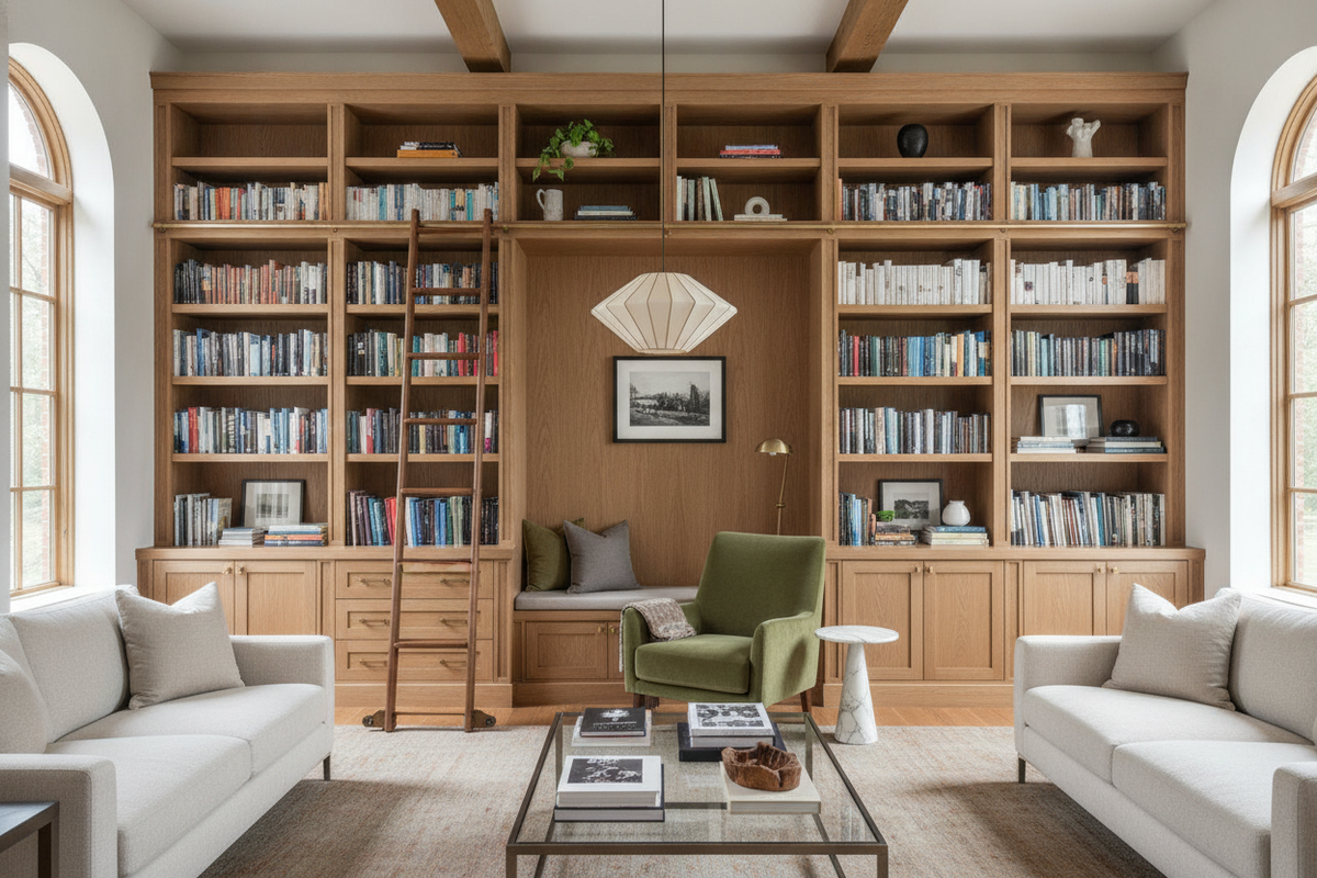 Bookcase for Home Library Guide: Layouts, Shelf Depth, and Storage Planning