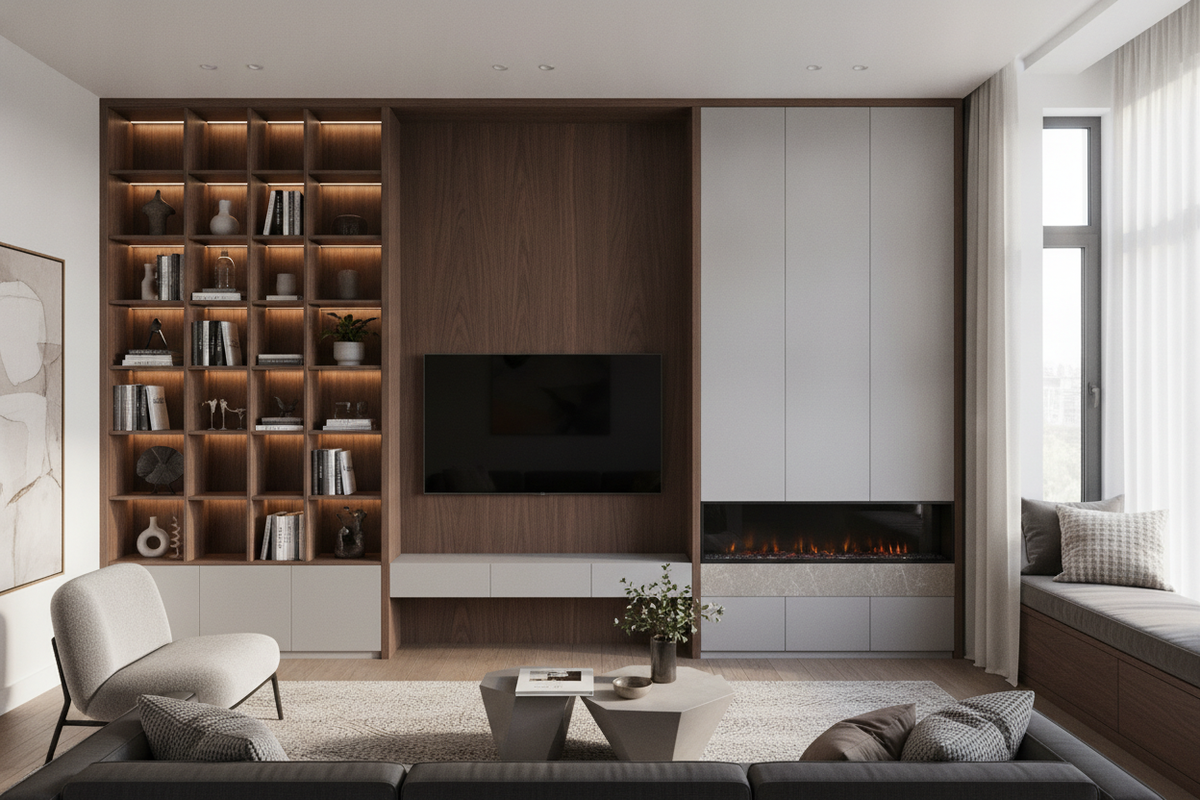 Built In Wall Units Guide: Layout Formats, Storage Splits, and Structural Planning