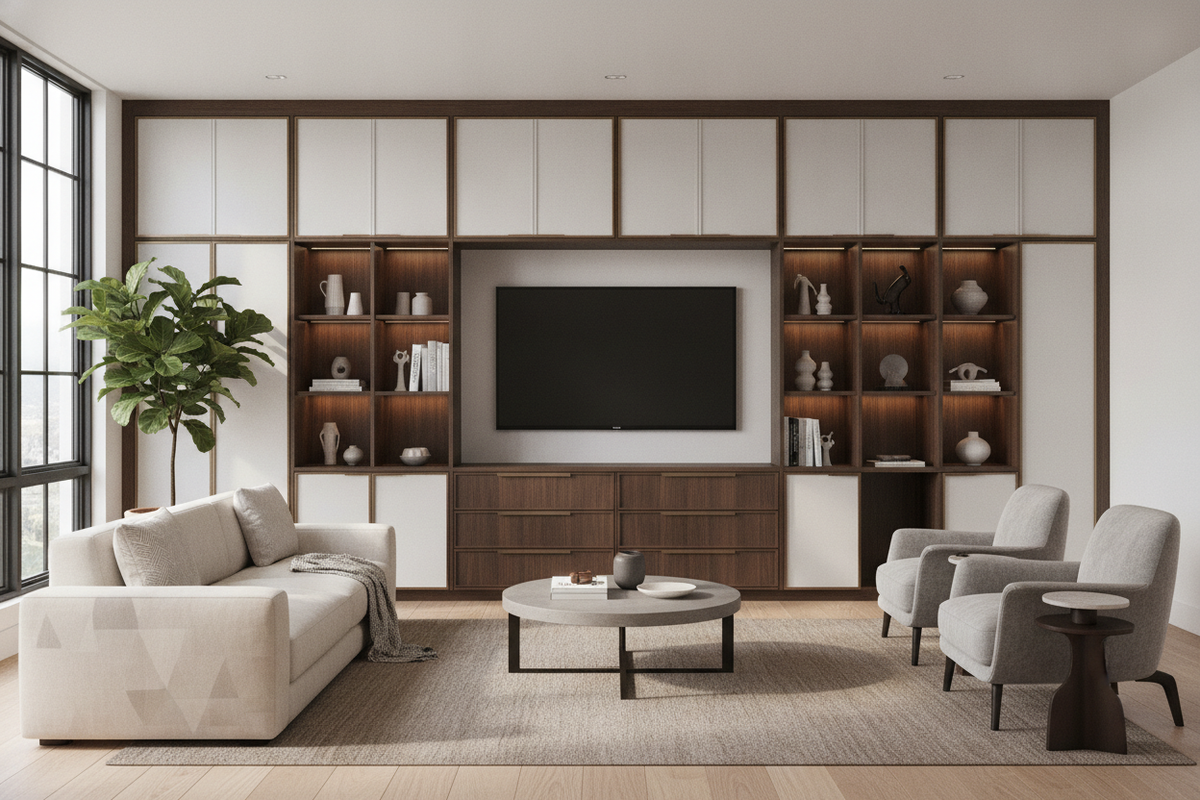 Modular Built-In Cabinets: System Planning, Layout Formats, and Custom-Look Assembly