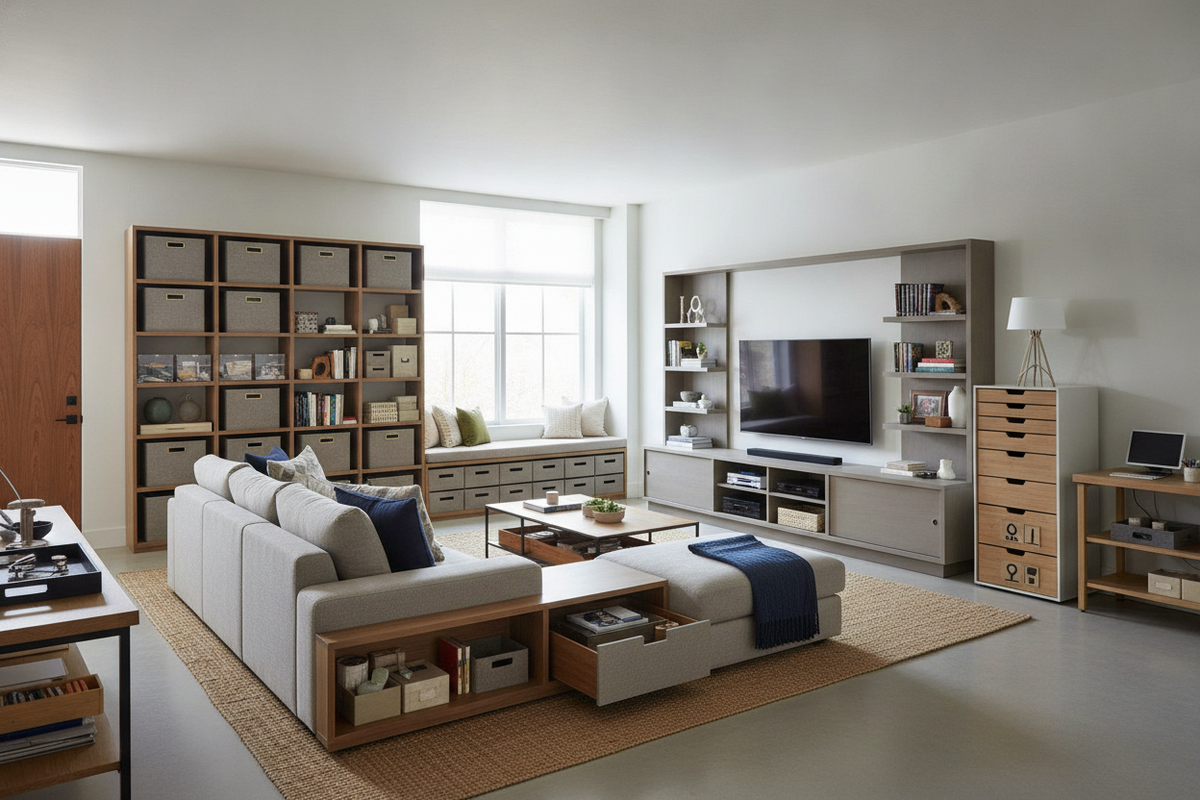 Clutter Organizer Ideas: Smart Furniture Zoning, Container Systems, and Tidy Home Frameworks