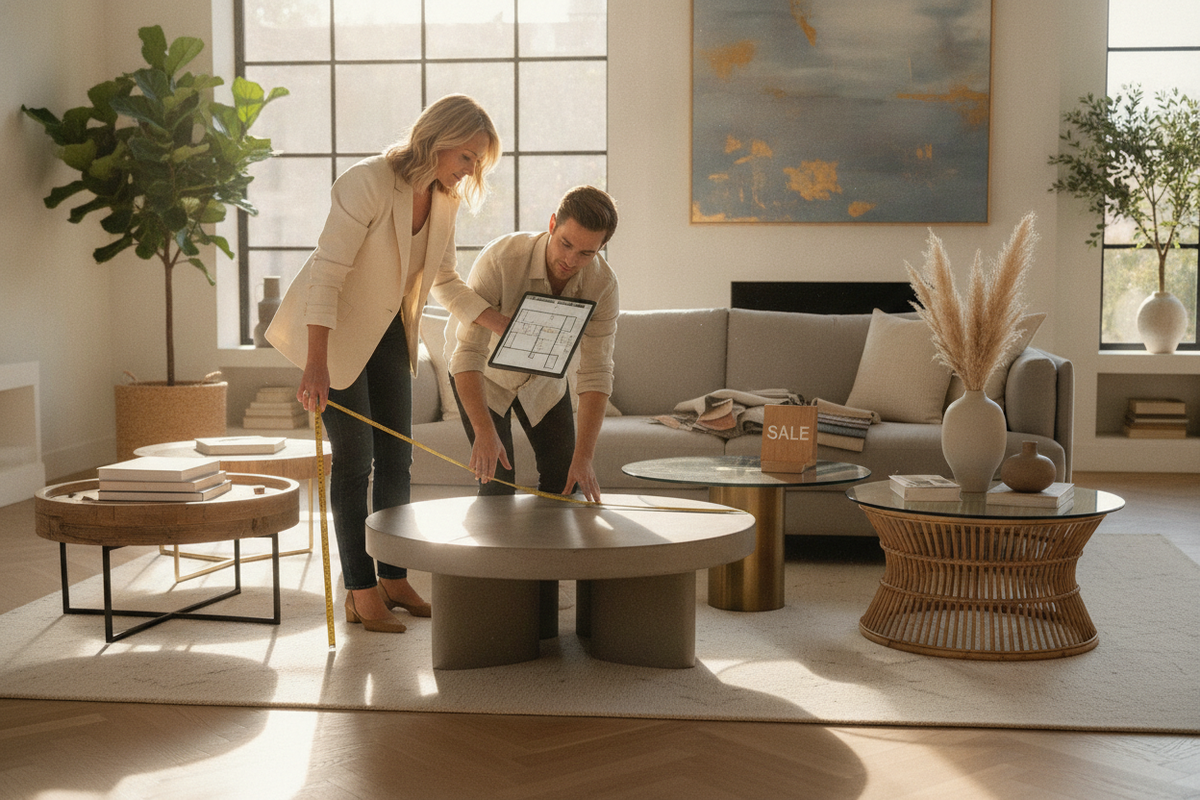 Shopping for a Coffee Table on Sale: Practical Evaluation Frameworks, Material Checks, and Layout Sizing
