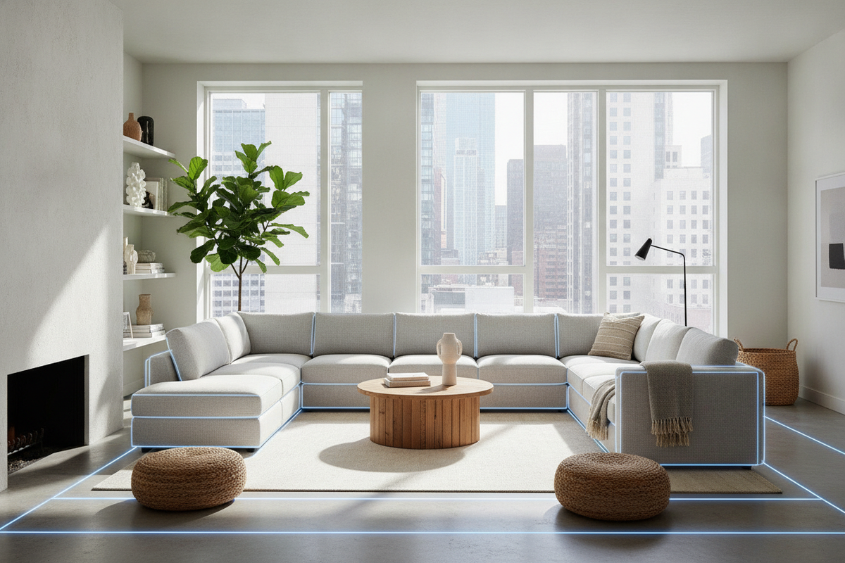Crate and Barrel Apartment Sectional Guide: Scaled Silhouettes, Spatial Layouts, and Urban Living Frameworks