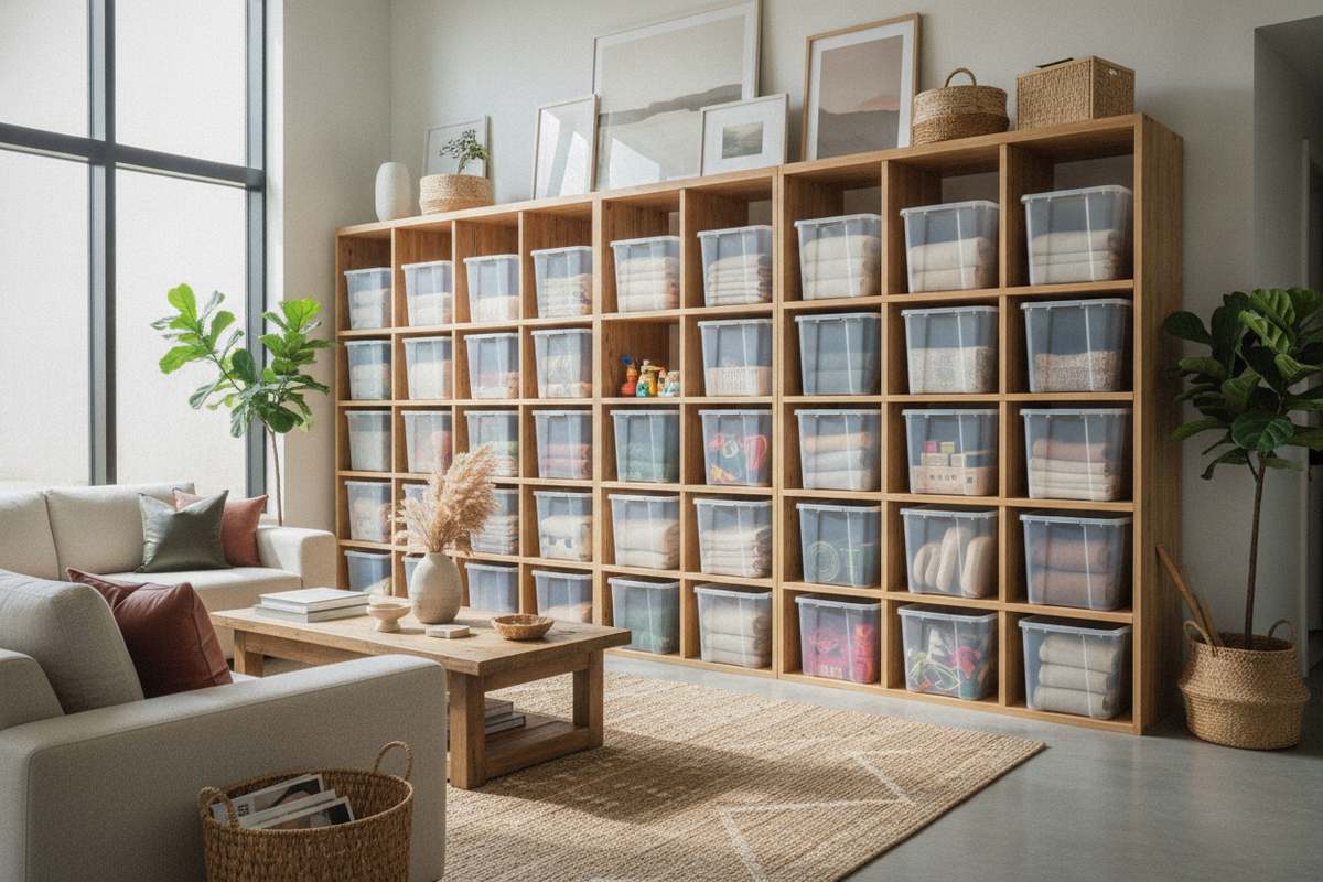 DIY Tote Storage Rack Plans: Structural Layouts, Slide Rail Joinery, and Heavy-Duty Organization