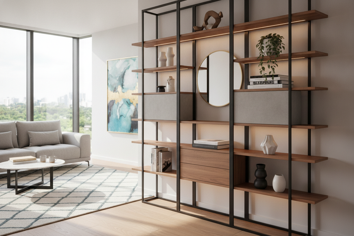 Contemporary Shelf Unit Guide: Architectural Profiles, Material Pairing, and Spatial Storage Frameworks