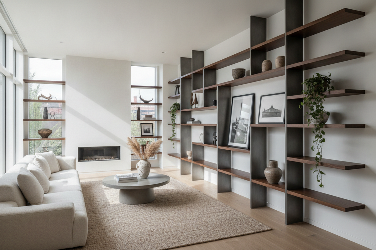 Contemporary Wall Shelves Guide: Silhouettes, Room Layouts, and Mounting Frameworks