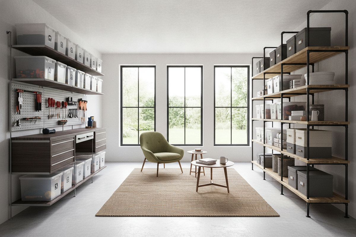 Garage Storage Plans: Layout Strategies, Modular Shelving, and Limited-Tool DIY Frameworks