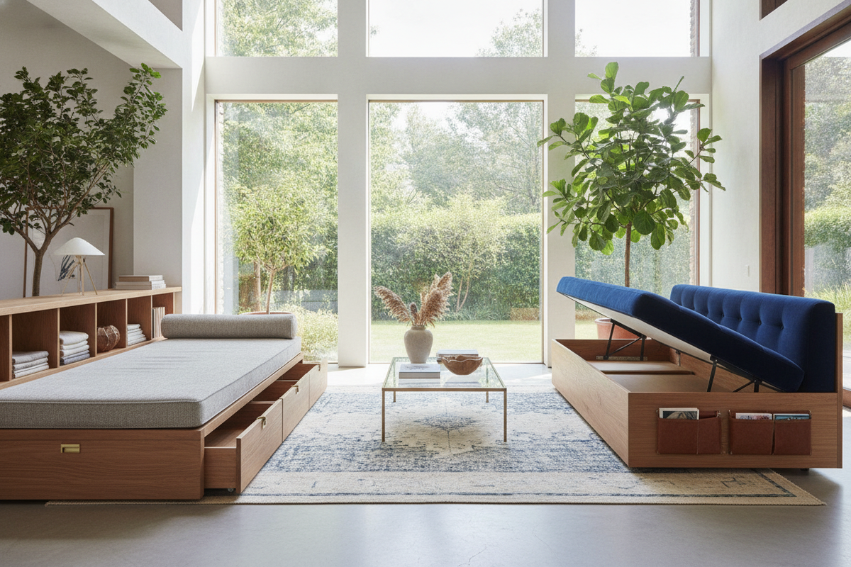 Day Beds with Storage: Dual-Function Styling, Storage Types, and Space-Planning Frameworks