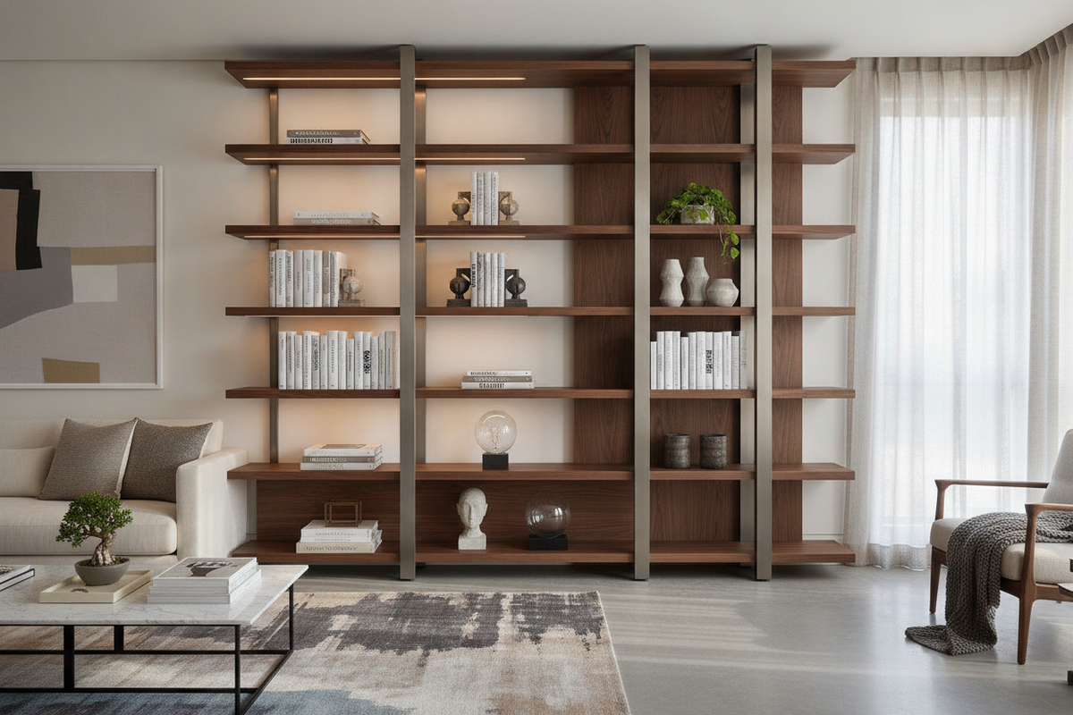 Bookshelf Design Guide: Structural Frameworks, Spatial Layouts, and Interior Styling Strategies