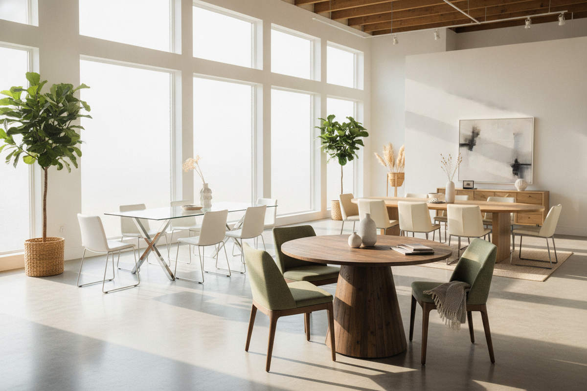 Dinette Sets at Rooms to Go Style Guide: Spatial Fit, Base Types, and Dining Set Evaluation