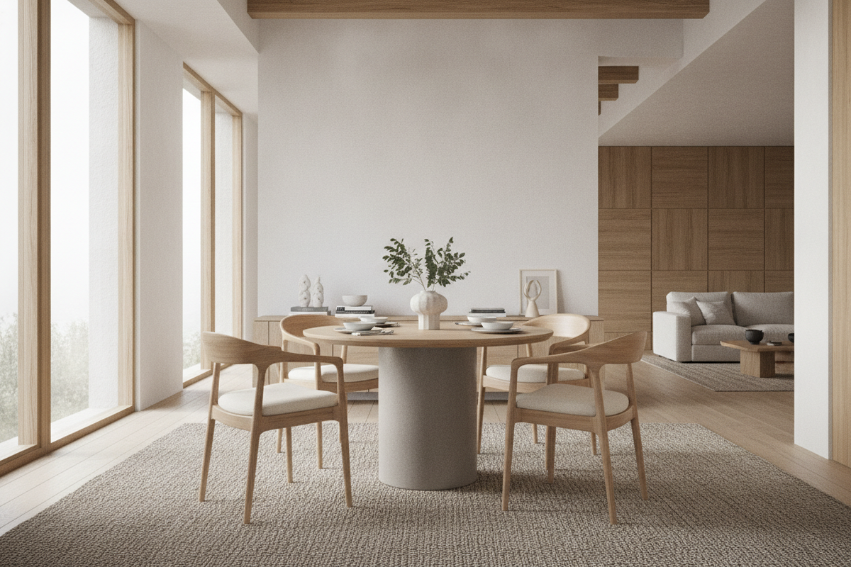 Dining Room Table and Chairs Set of 4 Guide: Spatial Layouts, Base Geometries, and Compact Dining Frameworks