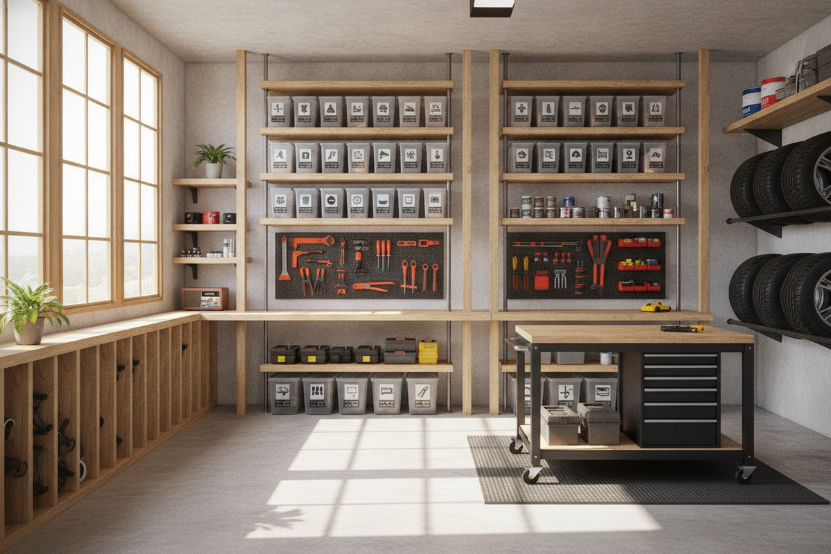 DIY Garage Shelf Ideas: Structural Frameworks, Spatial Zoning, and Custom Storage Rack Builds