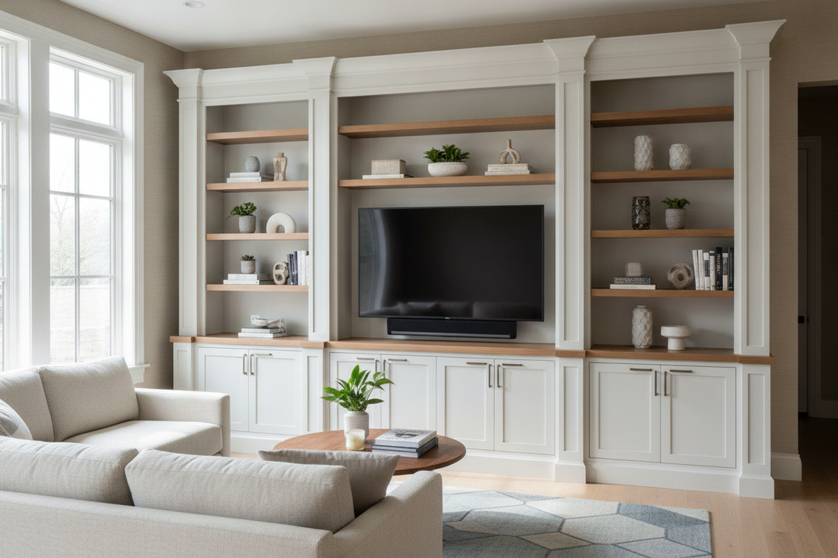 DIY Living Room Built In Guide: Planning Frameworks, Base Cabinet Architecture, and Custom Trim Integration