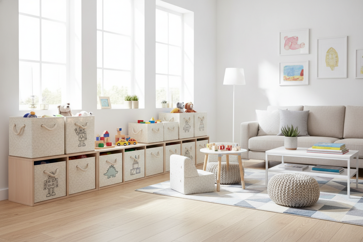 DIY Toy Storage with Cardboard Boxes: Reinforcement, Sizing, and Kid-Friendly Organization