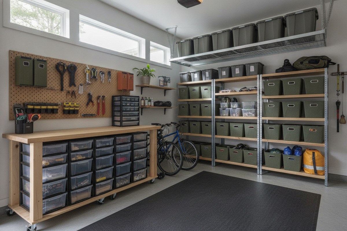 DIY Storage Ideas for Garage: Spatial Zoning, Modular Builds, and Overhead Frameworks