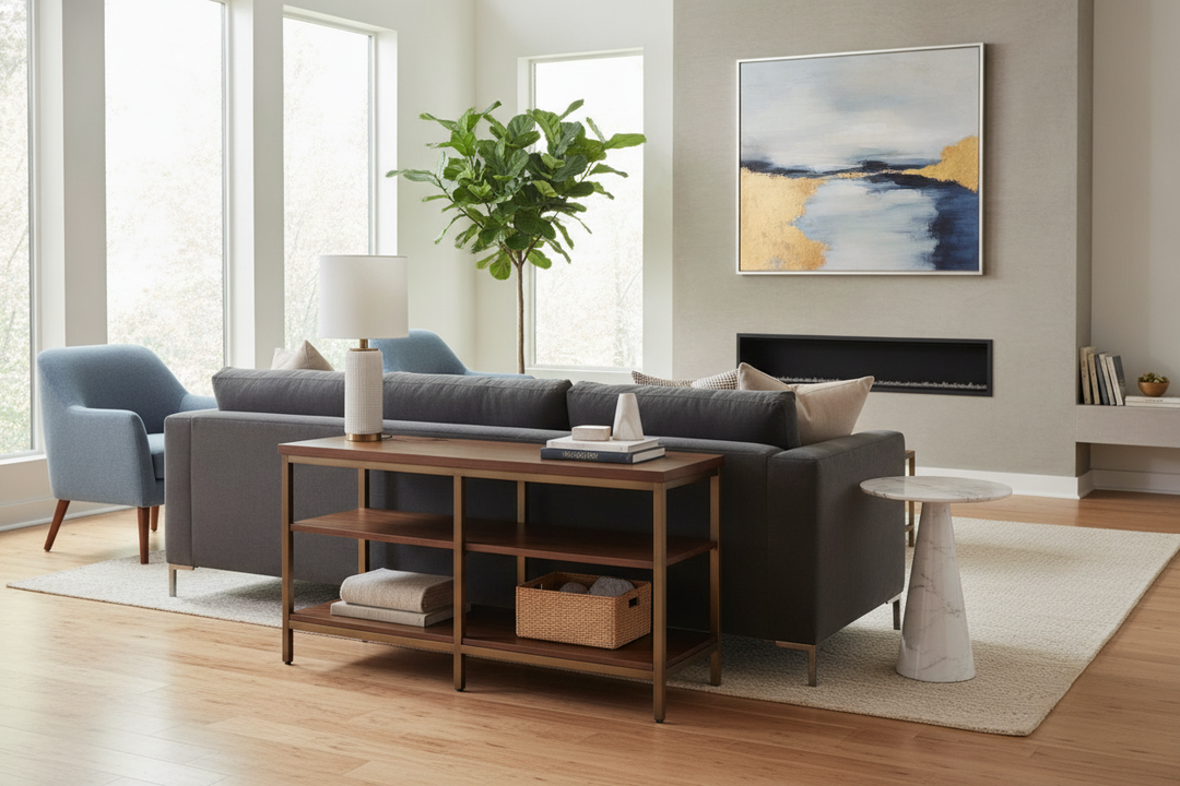 End of Sofa Table Guide: Sizing Frameworks, Armrest Ergonomics, and Storage Solutions