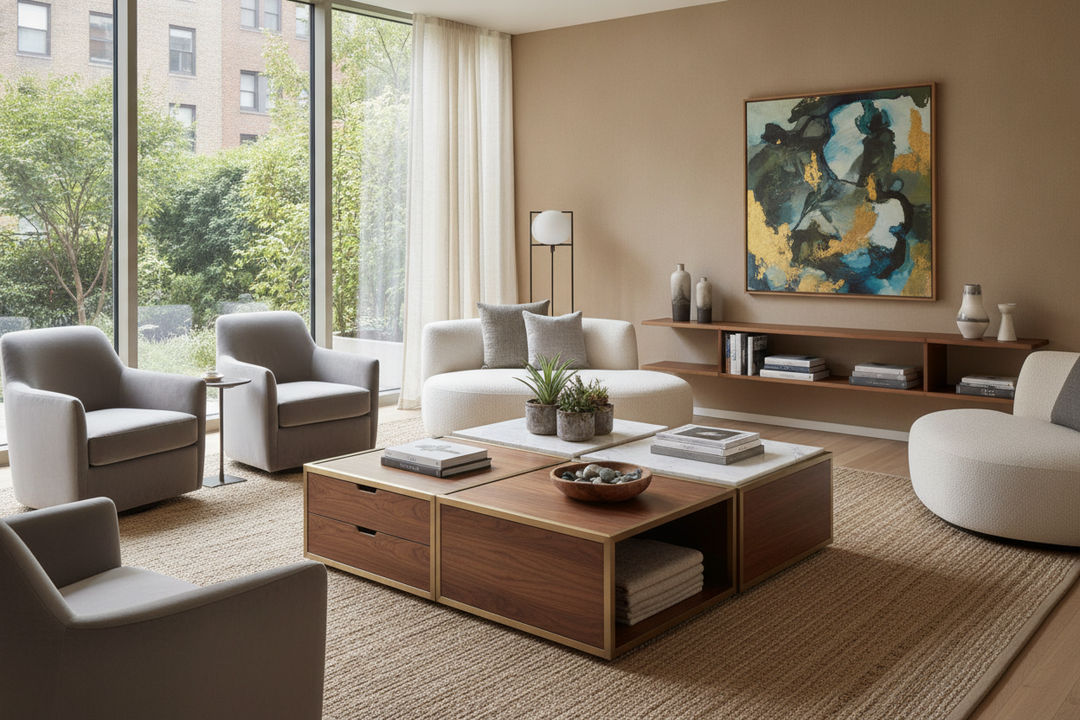 End Table as Coffee Table Guide: Modular Layouts, Pairing Frameworks, and Storage Solutions