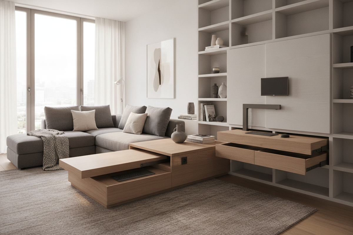 Pull Out Desk Guide: Extendable Workstations, Slide-Out Storage, and Spatial Layouts