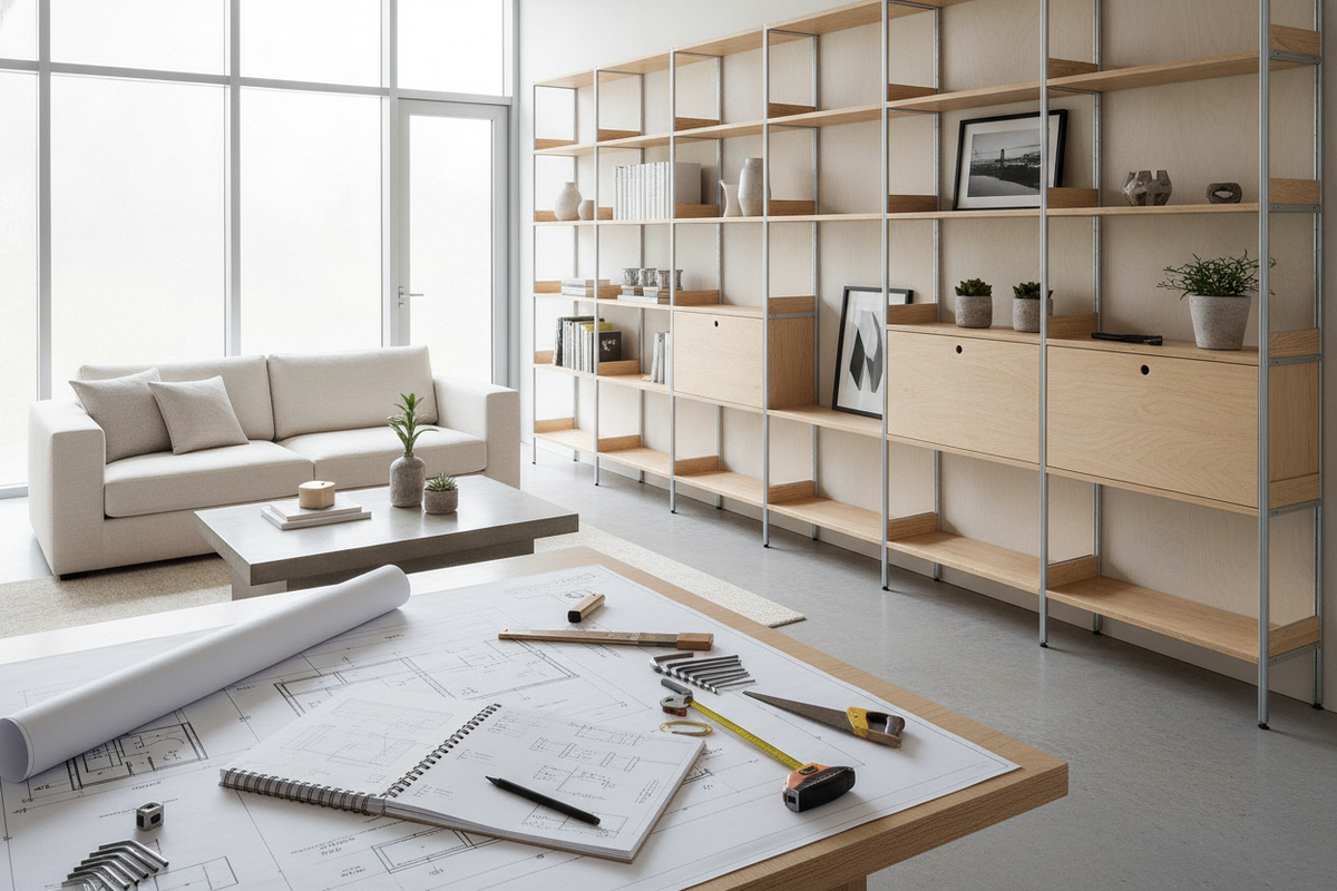 Free Standing DIY Storage Shelves Plans: Layout Blueprints, Cut-List Planning, and Build Systems
