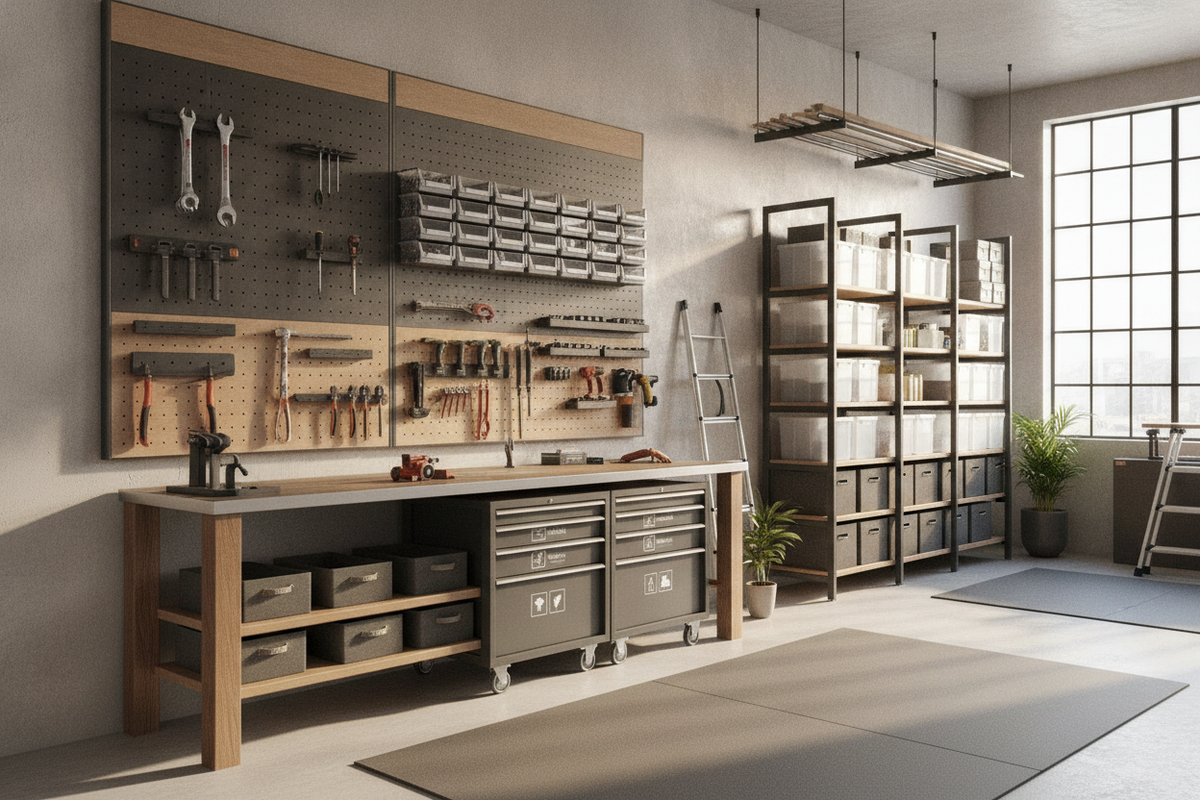 Storage for Workshop Guide: Ergonomic Zoning, Wall Systems, and Tool Organization Frameworks