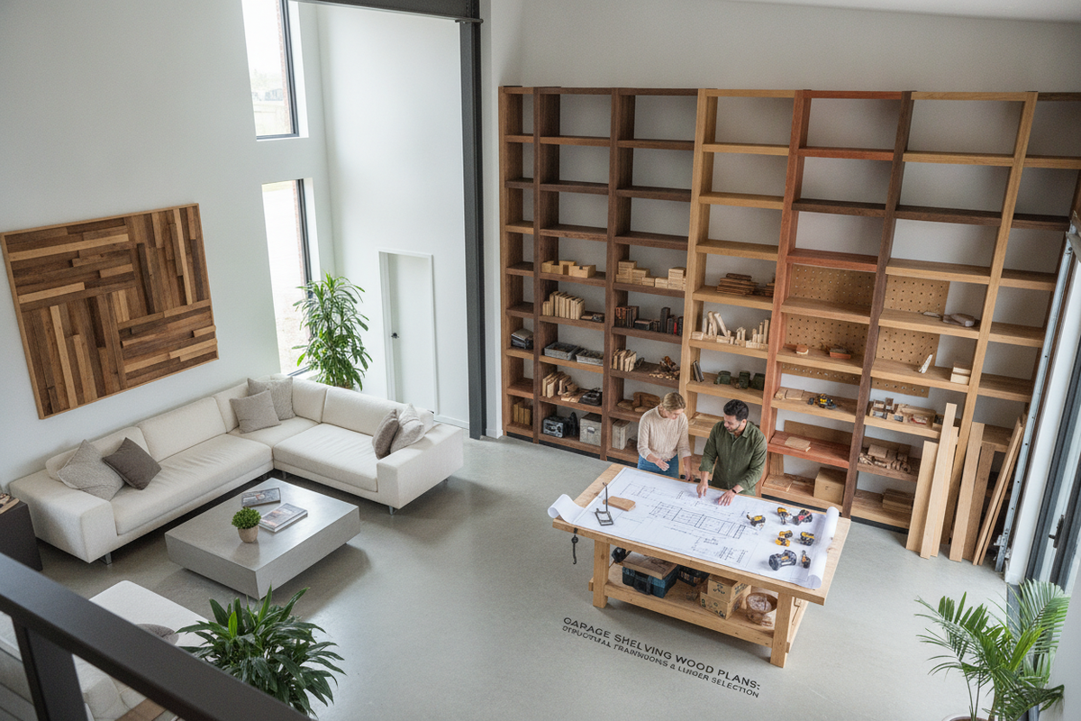 Garage Shelving Wood Plans: Structural Frameworks, Lumber Selection, and Custom Build Strategies