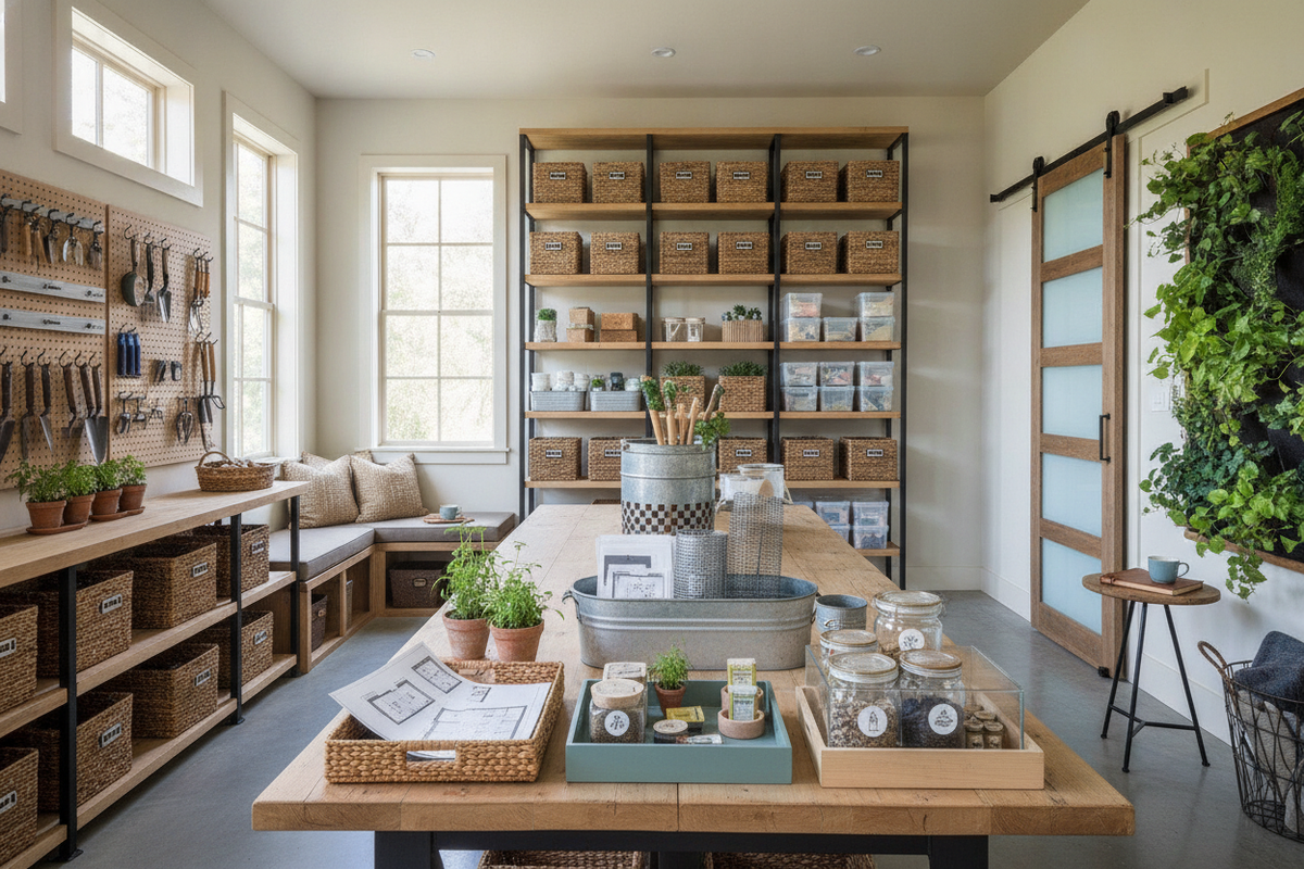 Garden Shed Organizing Guide: Layout Frameworks, Wall Systems, and Functional Storage Ideas