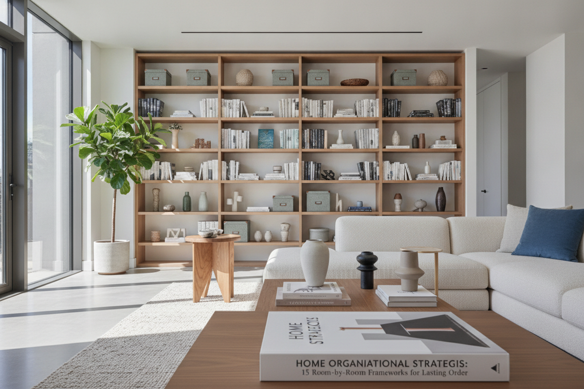 Home Organizational Strategies: 15 Room-by-Room Frameworks for Lasting Order