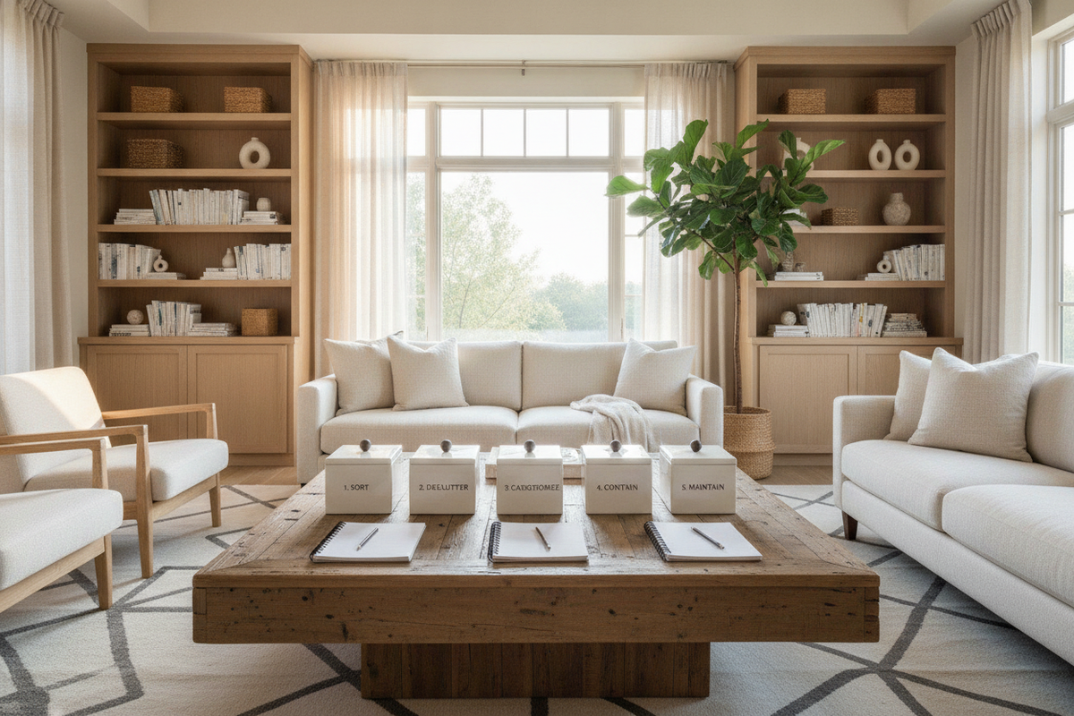 How Do I Organize? The 5-Step Framework to Organize Your Stuff and Living Spaces