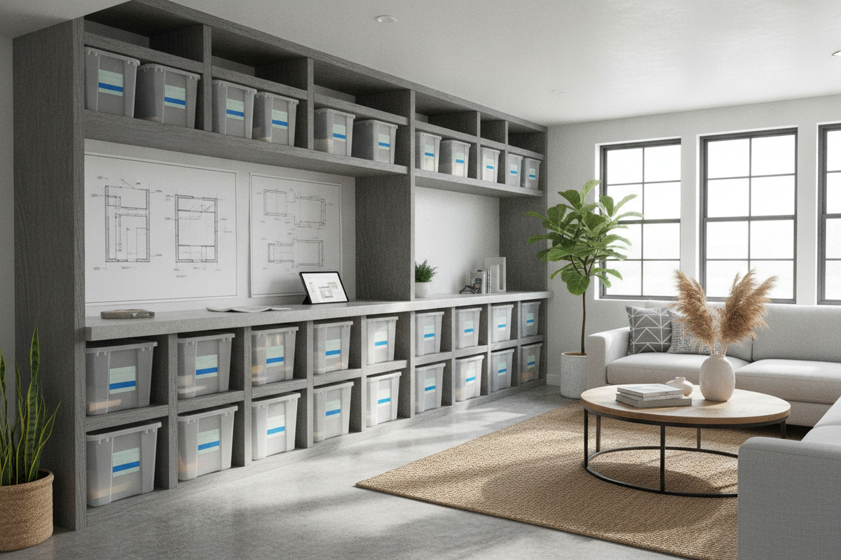 DIY Basement Shelves: Planning, Framing, Tote Sizing, and Moisture-Resistant Build Guide