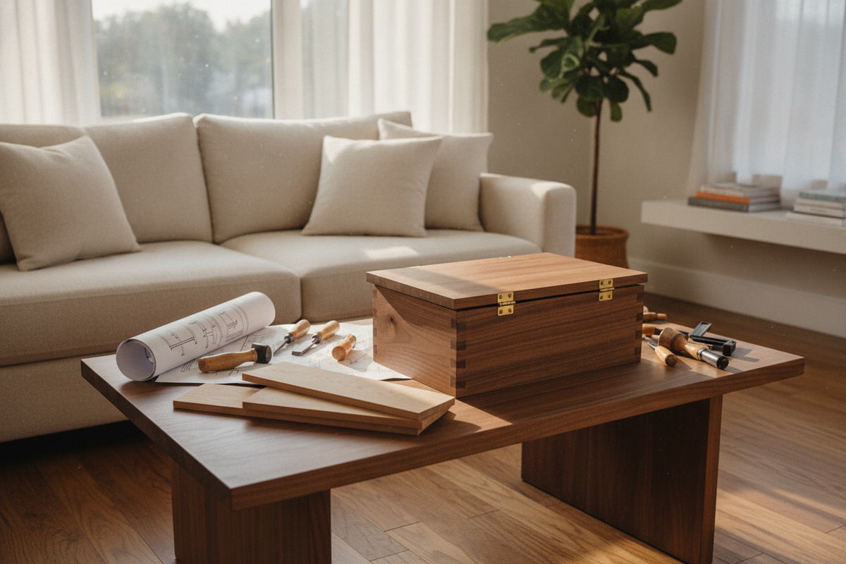 How to Make a Storage Box: Hardwood Selection, Joinery, and Hinged Lid Assembly Guide