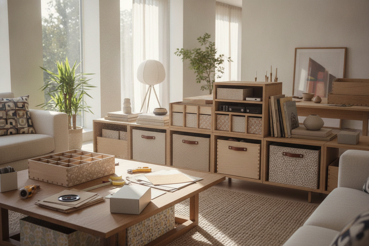 DIY Storage Organiser: How to Make Custom-Fit Storage Boxes and Containers