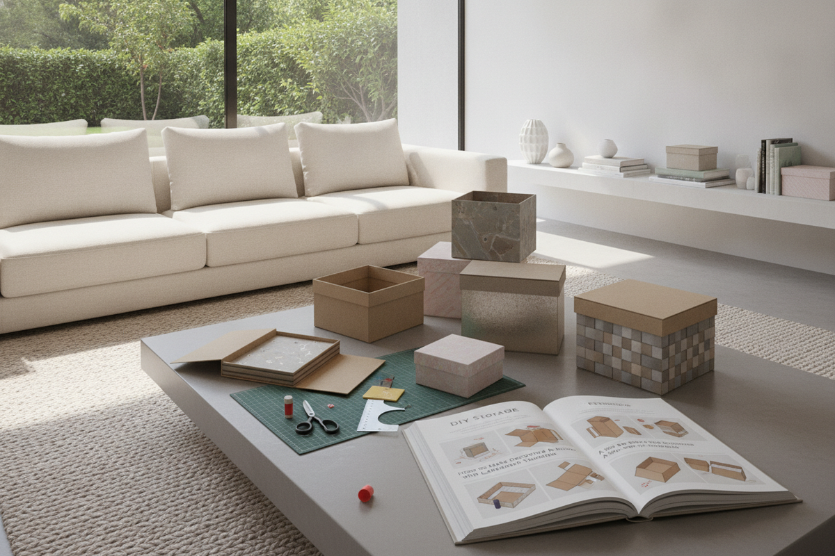 How to Make Decorative Boxes with Cardboard: A Step-by-Step DIY Storage Guide
