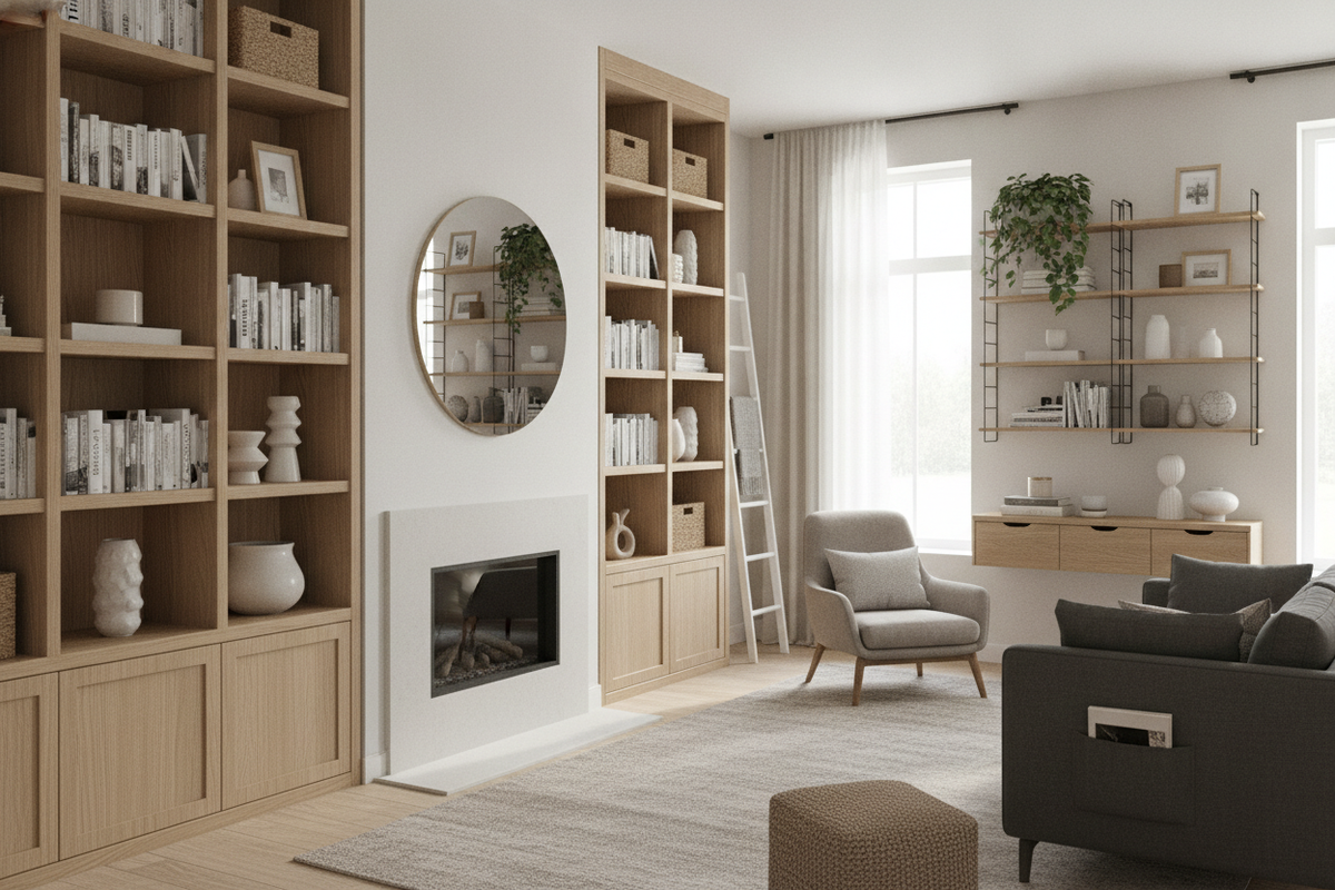 How to Store Things Off the Floor: Vertical Storage Strategies and Furniture Solutions for Clutter-Free Rooms