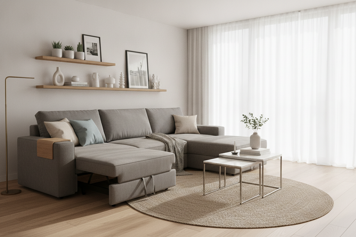 Multifunctional Couches for Small Spaces: Sizing, Storage, and Layout Guide