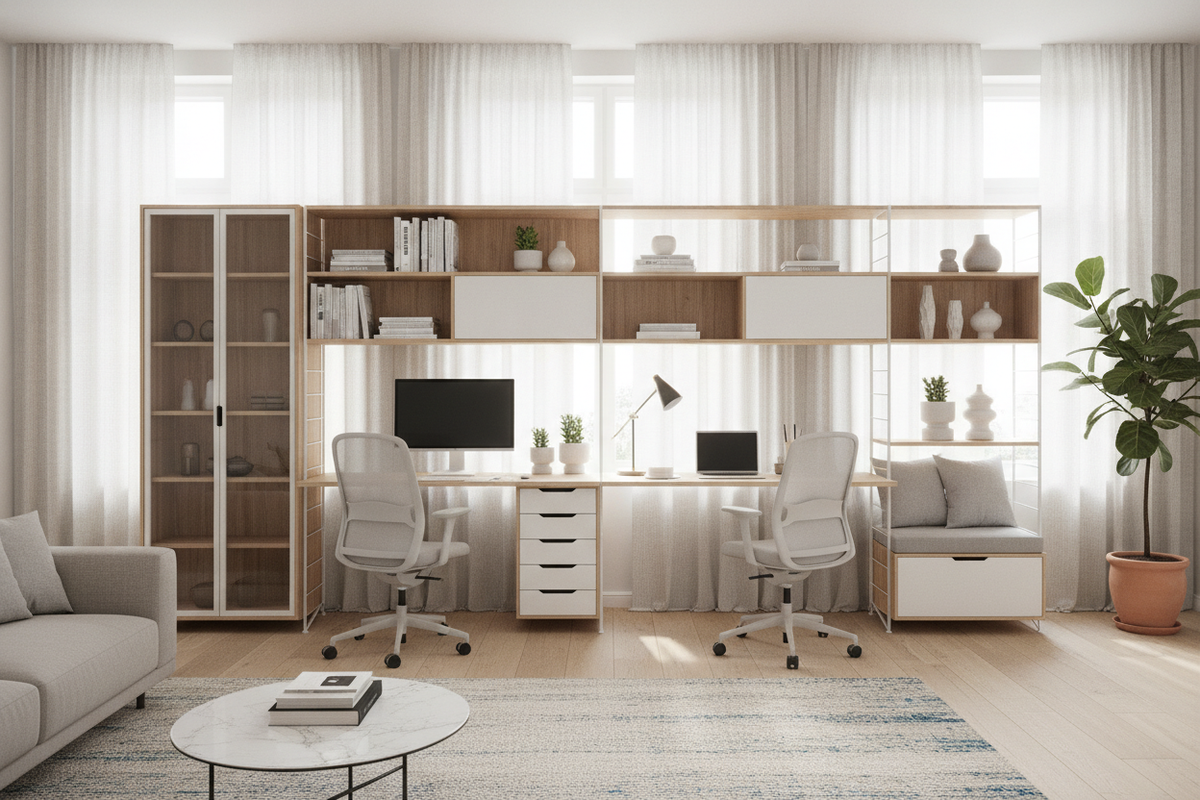 IKEA Desk Wall Unit Guide: Modular Systems, Layouts, and Workspace Storage