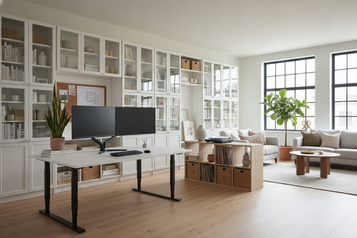 IKEA Desk and Shelving Combinations: Layouts, Storage Planning, and Buying Guide