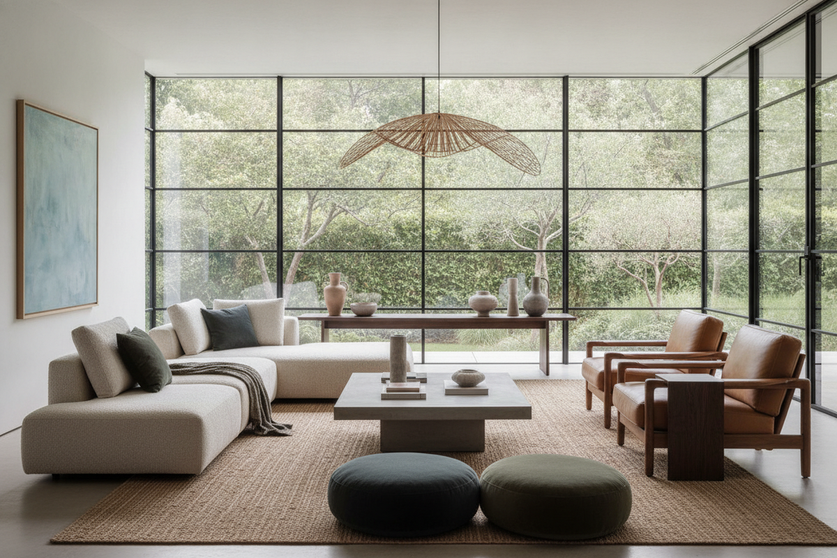 Low Seating Guide: Living Room Layouts, Furniture Profiles, and Practical Trade-Offs