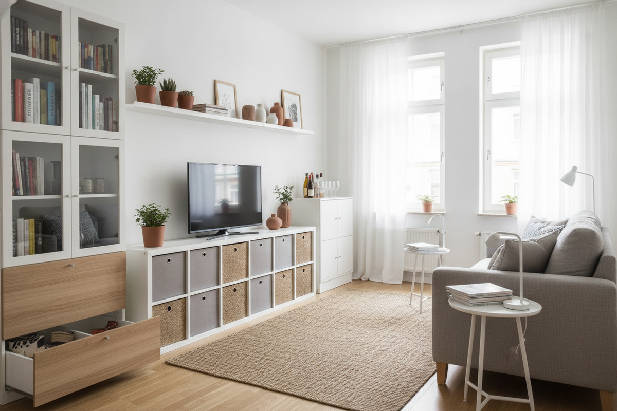 IKEA Storage for Small Spaces: Layout Strategies, Modular Systems, and Practical Hacks